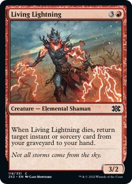 Living Lightning 118 card from Double Masters 2022