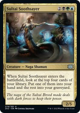 Sultai Soothsayer 279 card from Double Masters 2022
