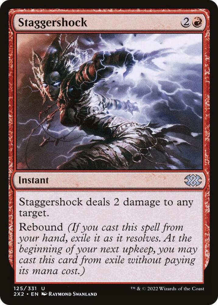 Staggershock 125 card from Double Masters 2022