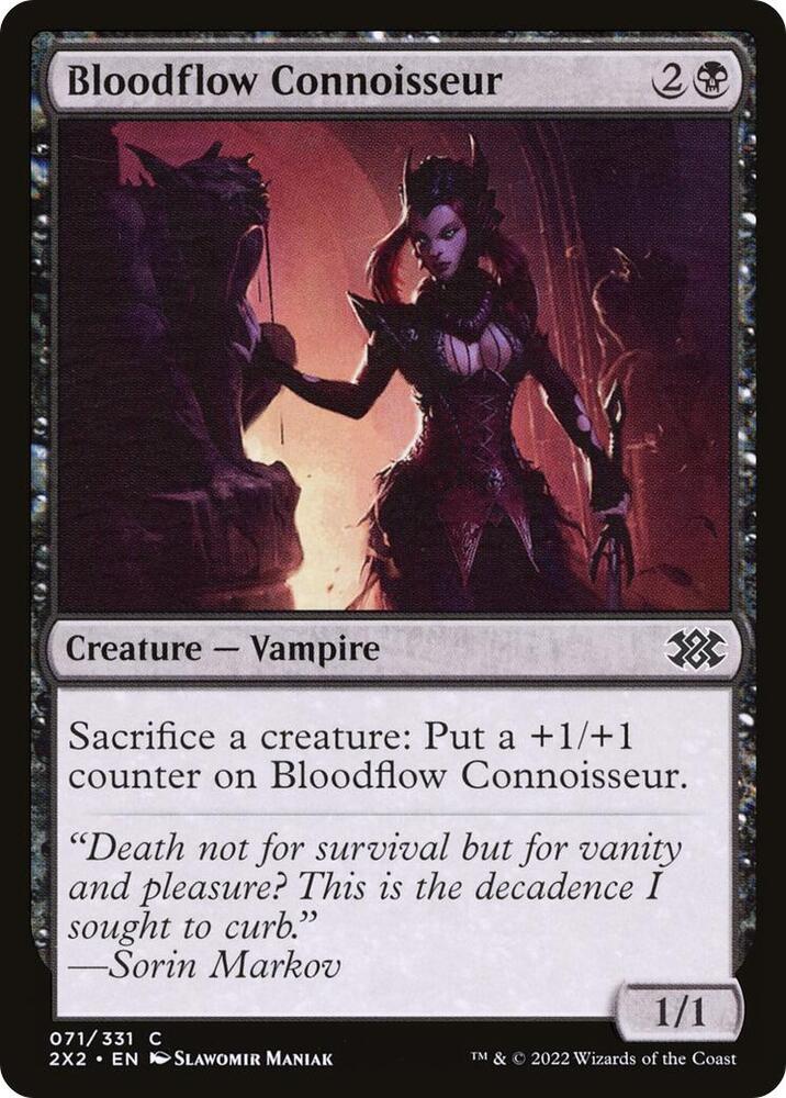 Bloodflow Connoisseur 71 card from Double Masters 2022