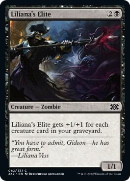 Liliana's Elite 82 card from Double Masters 2022