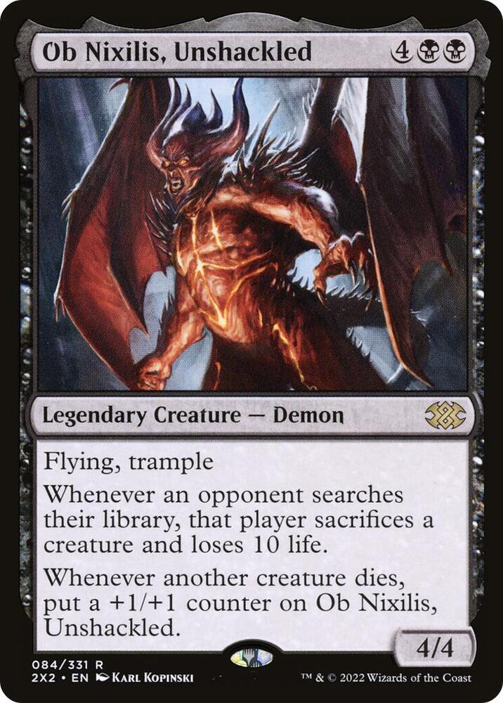 Ob Nixilis, Unshackled 84 card from Double Masters 2022