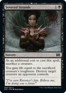 Severed Strands 88 card from Double Masters 2022