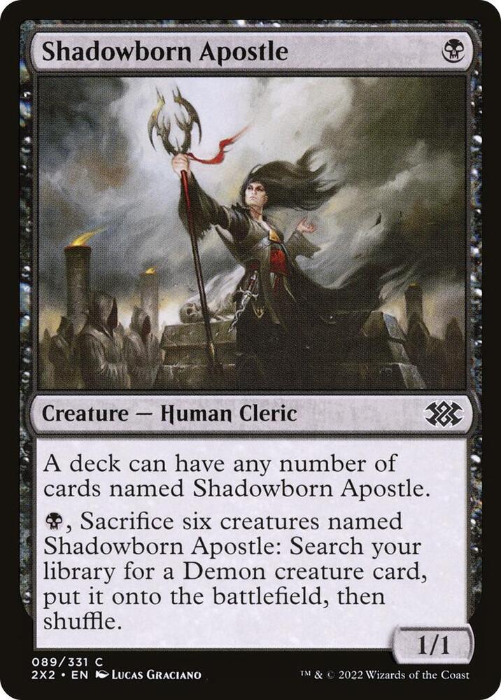 Shadowborn Apostle 89 card from Double Masters 2022