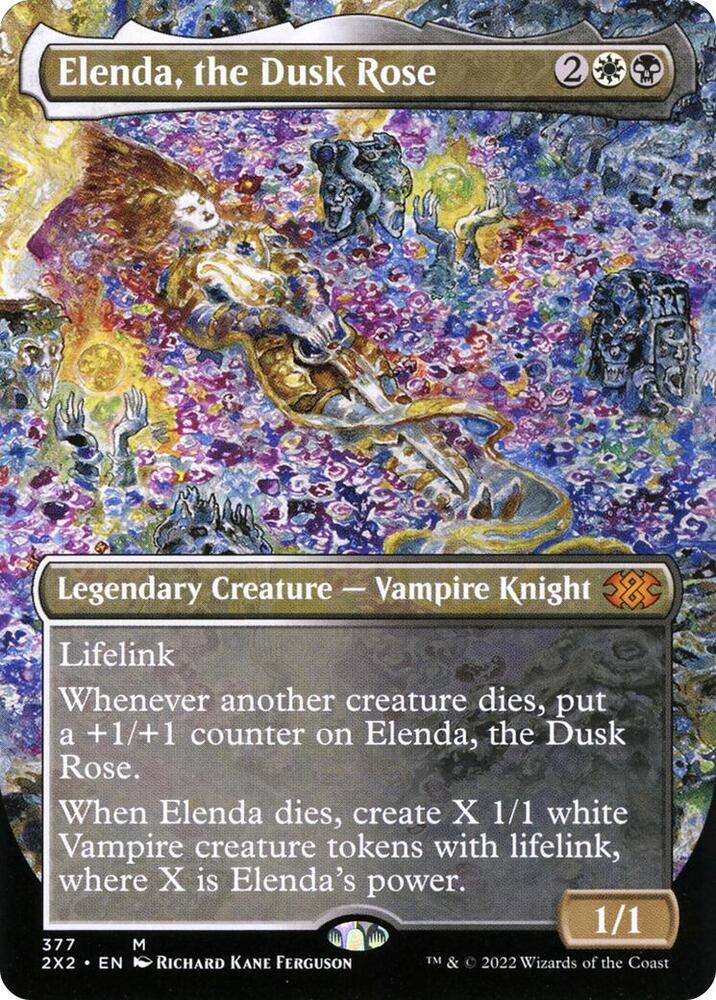Elenda, the Dusk Rose (Borderless) 377 card from Double Masters 2022