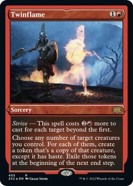Twinflame (Foil Etched) 455 card from Double Masters 2022