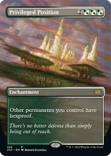 Privileged Position (Borderless) 385 card from Double Masters 2022