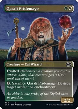 Qasali Pridemage (Borderless) 386 card from Double Masters 2022