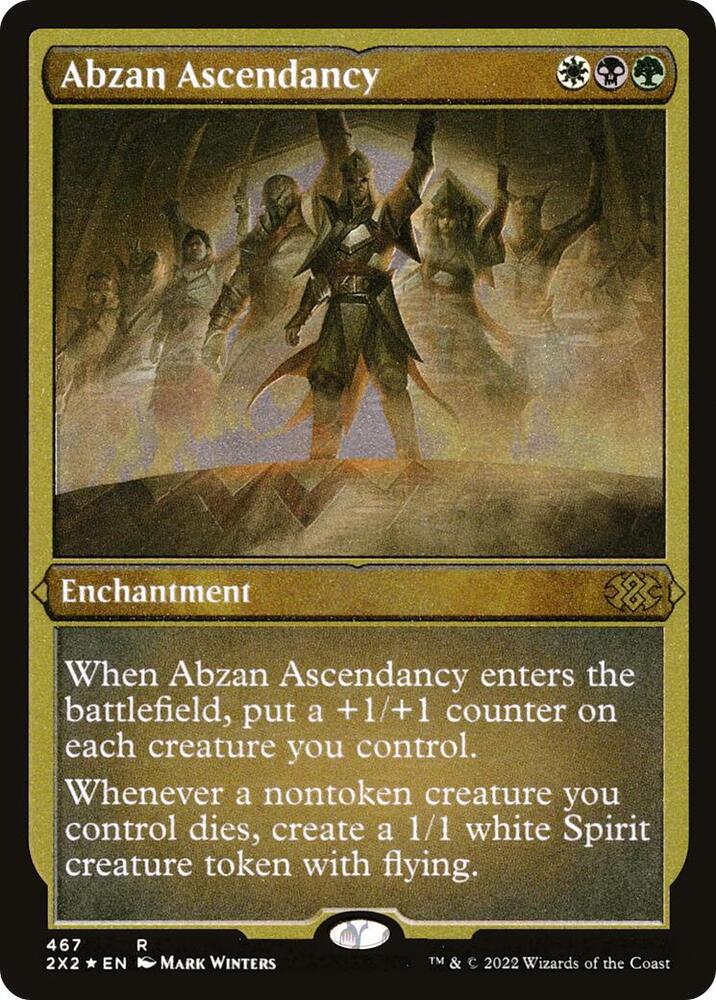 Abzan Ascendancy (Foil Etched) 467 card from Double Masters 2022