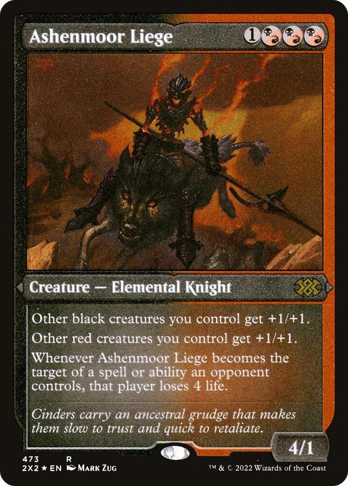 Ashenmoor Liege (Foil Etched) 473 card from Double Masters 2022