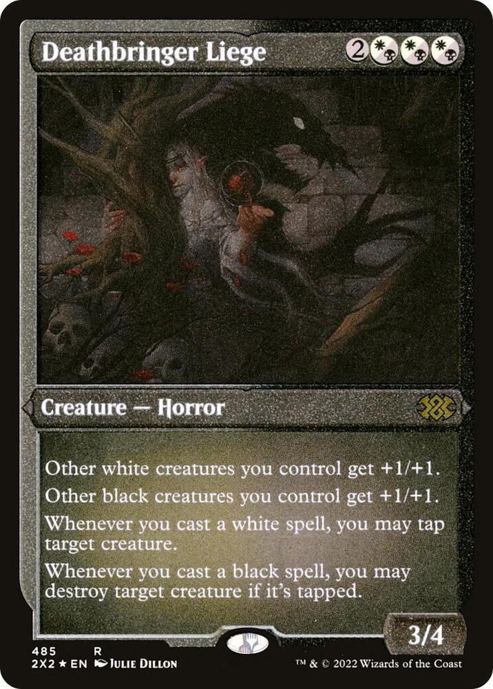 Deathbringer Liege (Foil Etched) 485 card from Double Masters 2022