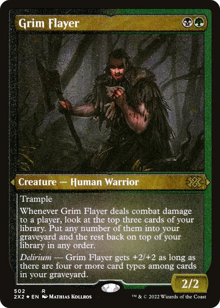Grim Flayer (Foil Etched) 502 card from Double Masters 2022