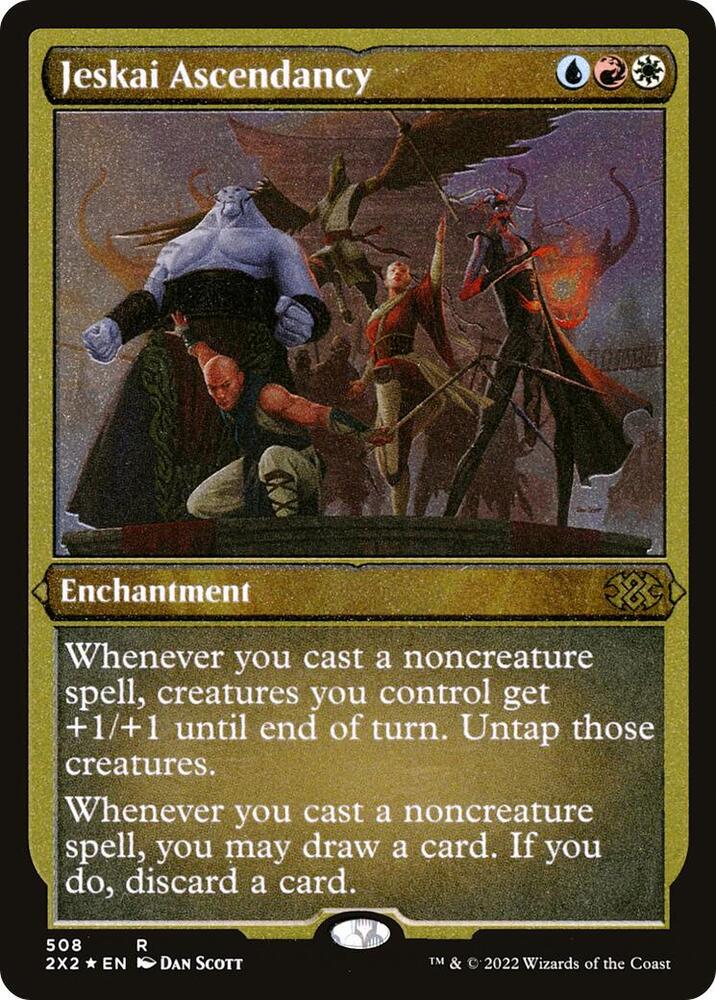 Jeskai Ascendancy (Foil Etched) 508 card from Double Masters 2022
