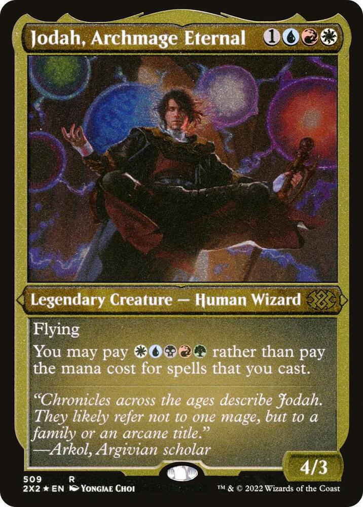 Jodah, Archmage Eternal (Foil Etched) 509 card from Double Masters 2022