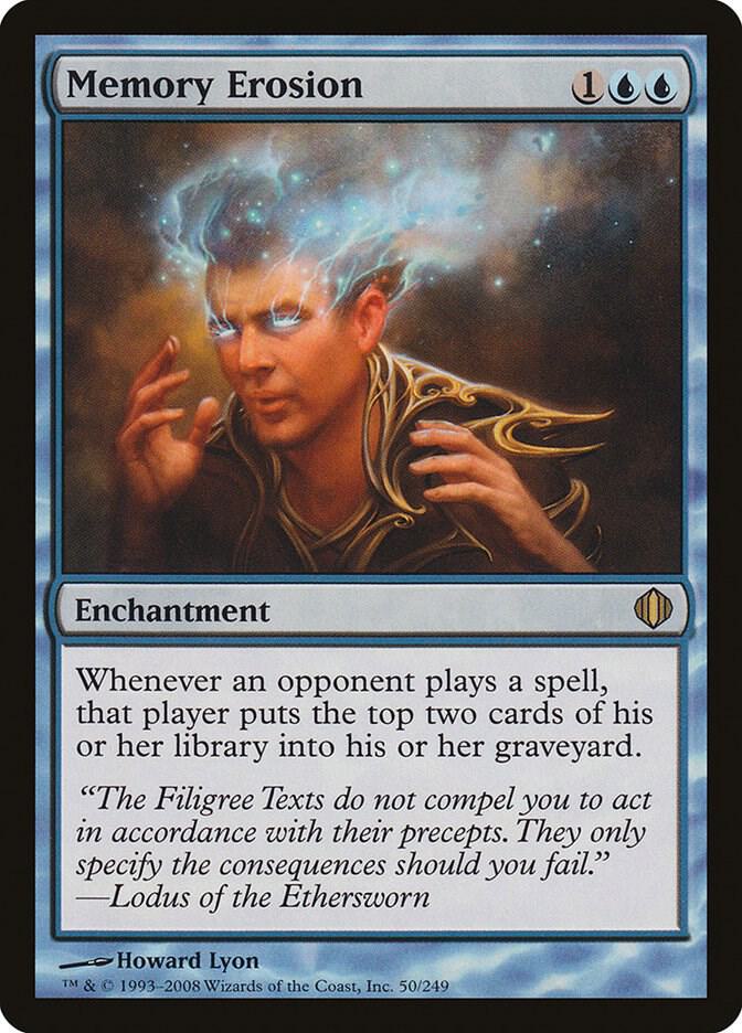 Memory Erosion 50 card from Shards of Alara