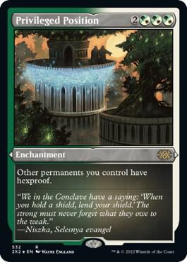 Privileged Position (Foil Etched) 532 card from Double Masters 2022