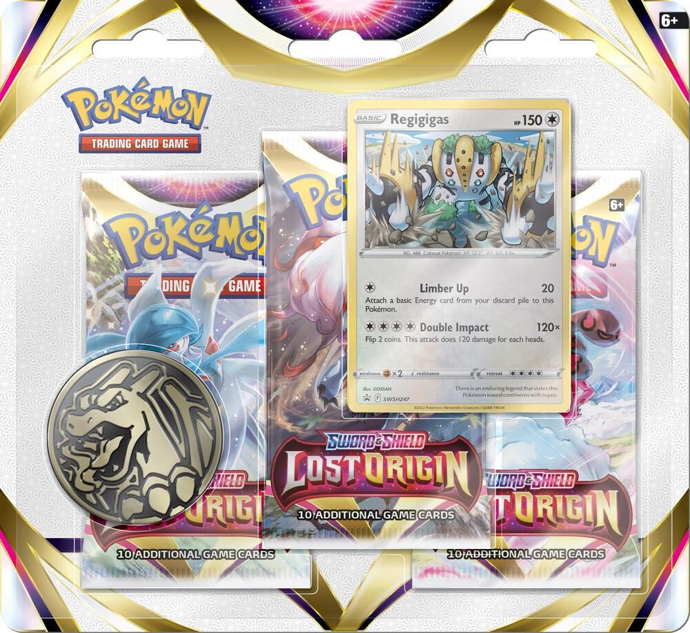 Lost Origin 3 Pack Blister [Regigigas] card from SWSH11: Lost Origin