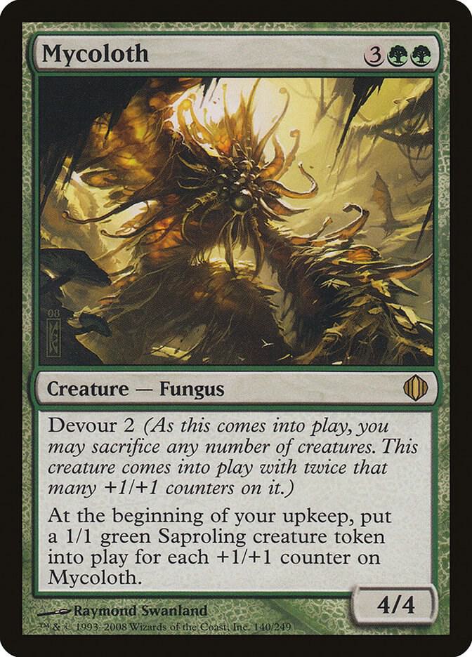 Mycoloth 140 card from Shards of Alara