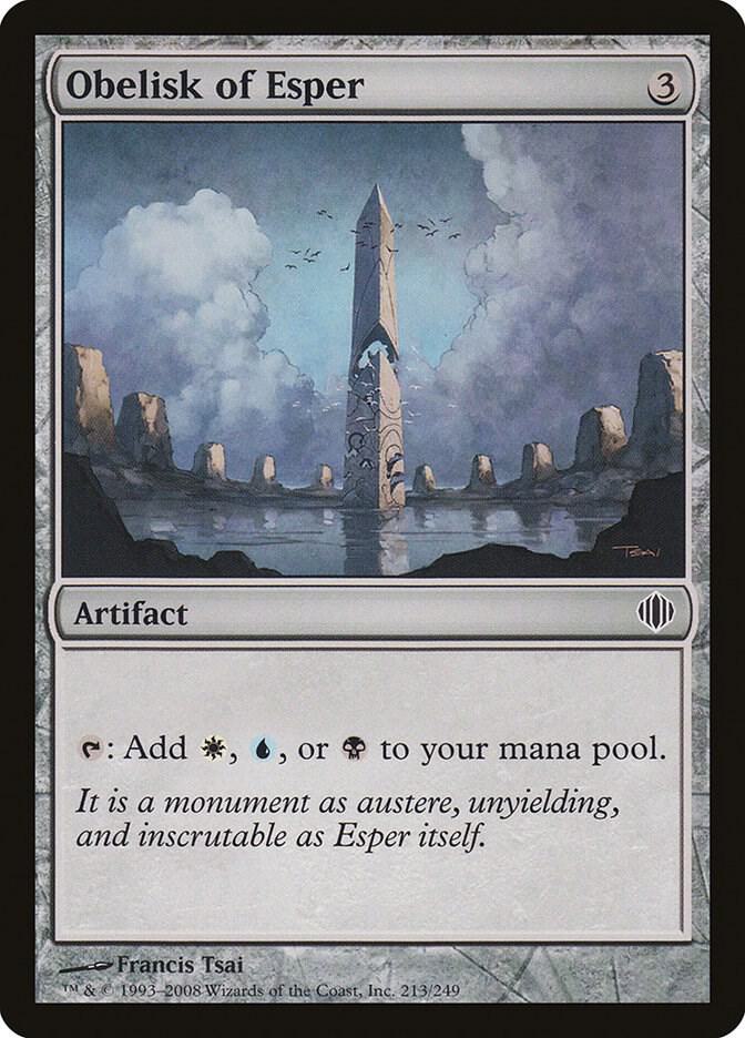 Obelisk of Esper 213 card from Shards of Alara