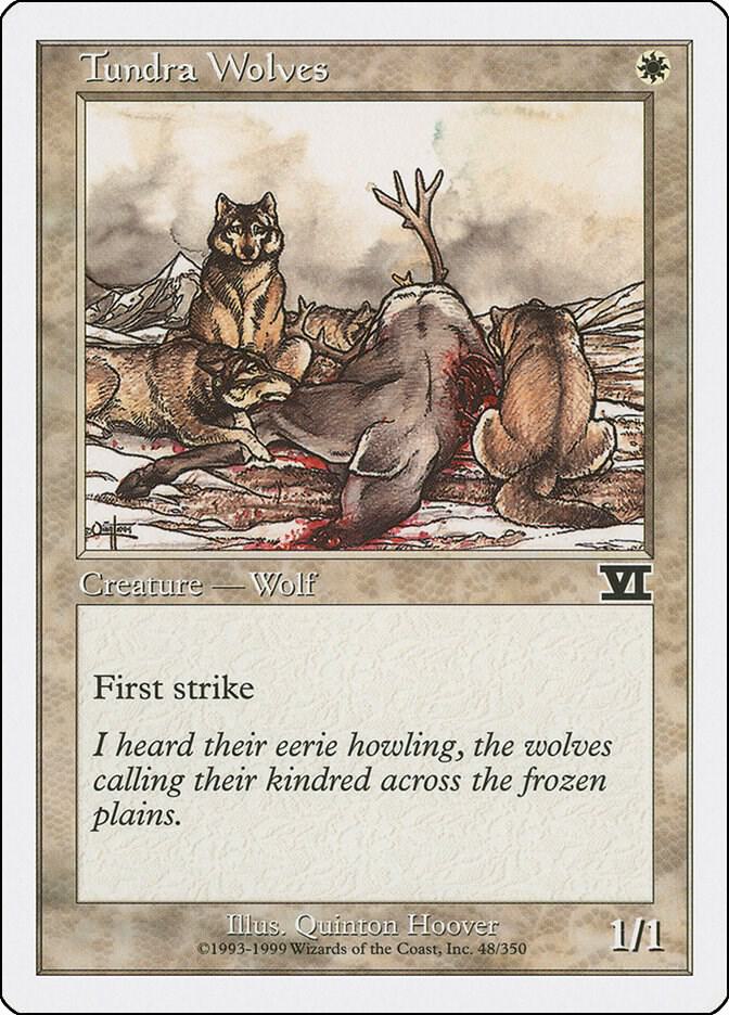 Tundra Wolves 48 card from Classic Sixth Edition