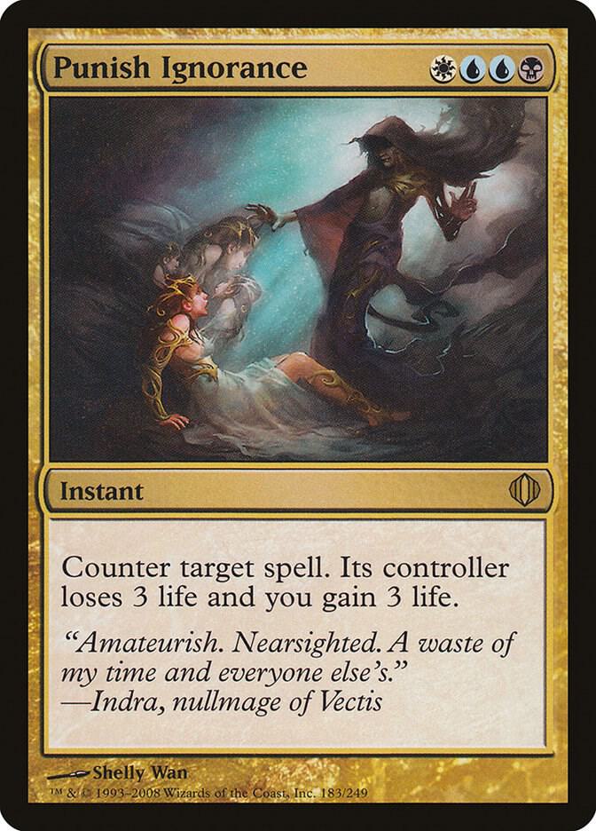 Punish Ignorance 183 card from Shards of Alara