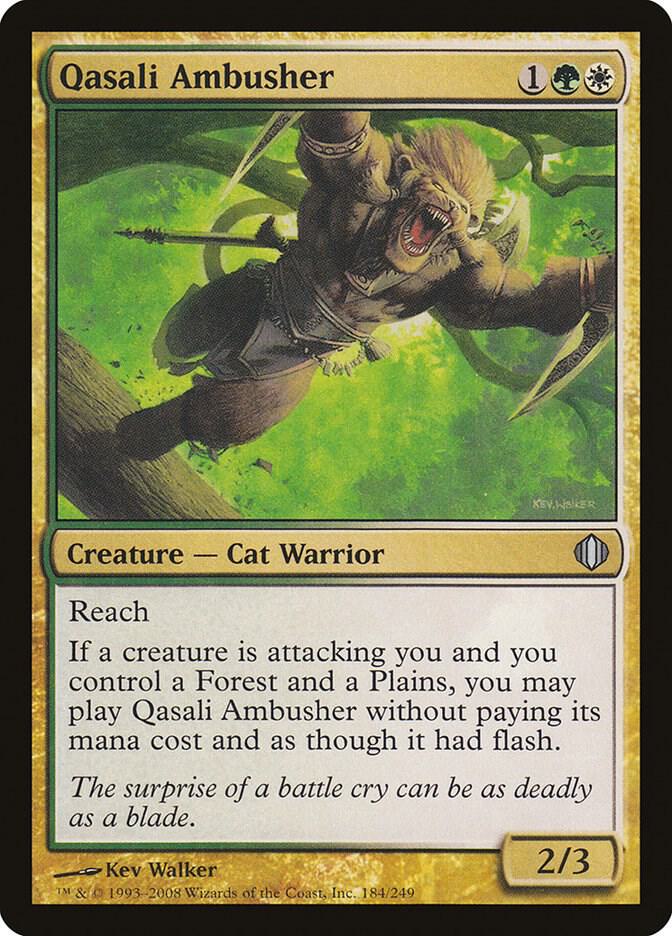 Qasali Ambusher 184 card from Shards of Alara