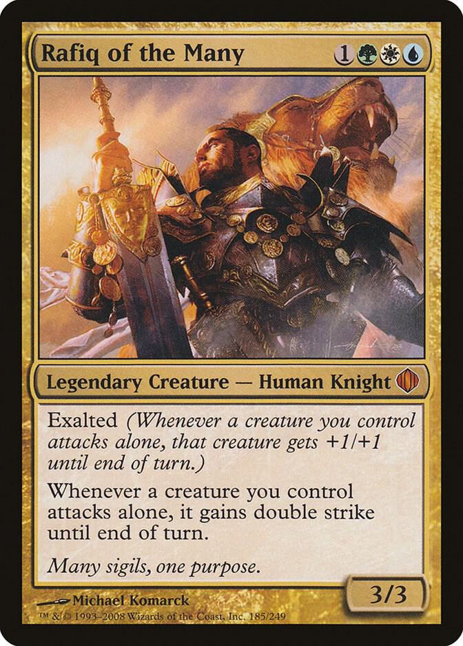 Rafiq of the Many 185 card from Shards of Alara
