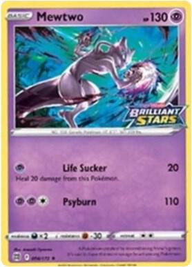 Mewtwo (Brilliant Stars Stamped) 056/172 card from Miscellaneous Cards & Products