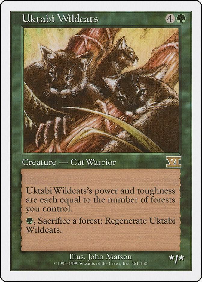 Uktabi Wildcats 261 card from Classic Sixth Edition