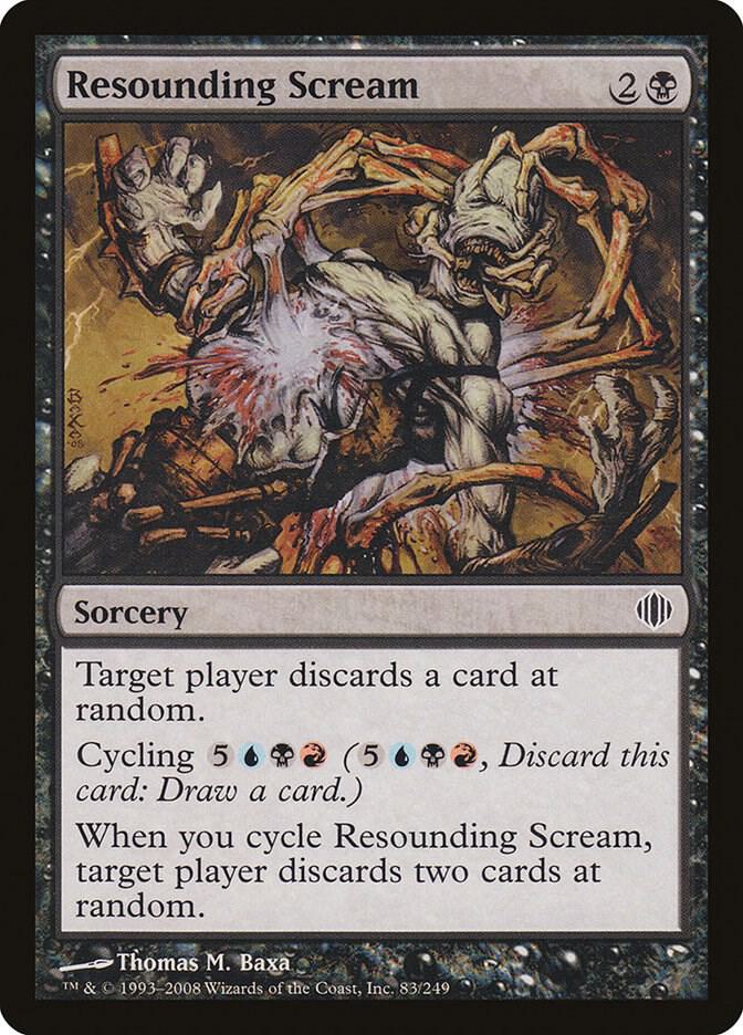 Resounding Scream 83 card from Shards of Alara