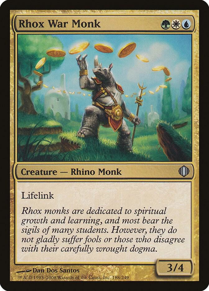 Rhox War Monk 188 card from Shards of Alara