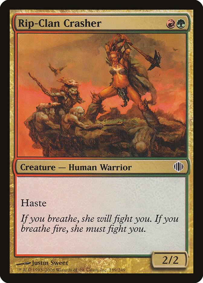 Rip-Clan Crasher 189 card from Shards of Alara