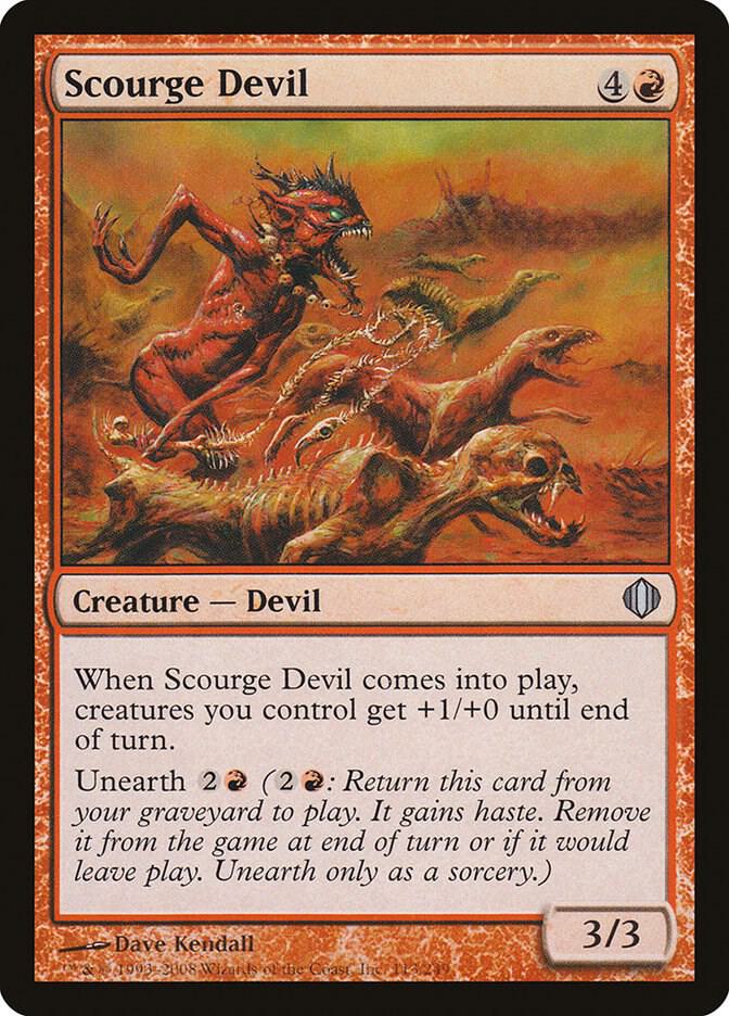Scourge Devil 113 card from Shards of Alara
