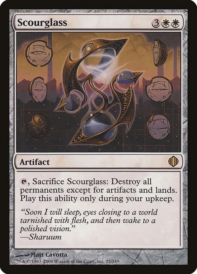 Scourglass 25 card from Shards of Alara