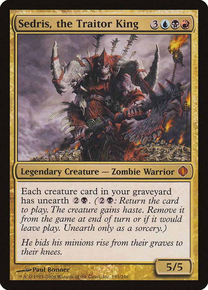 Sedris, the Traitor King 193 card from Shards of Alara