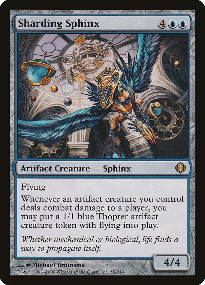 Sharding Sphinx 55 card from Shards of Alara