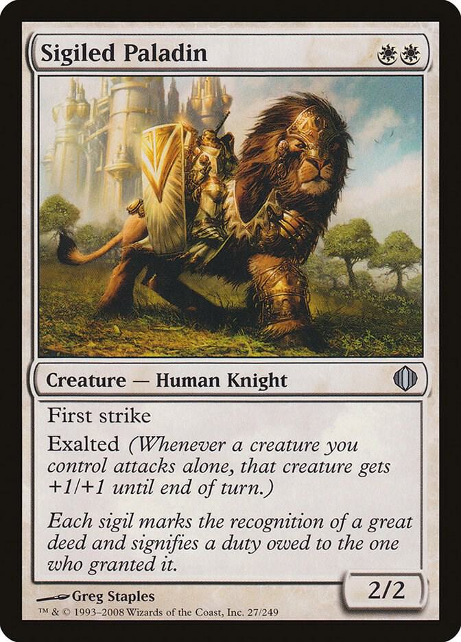 Sigiled Paladin 27 card from Shards of Alara