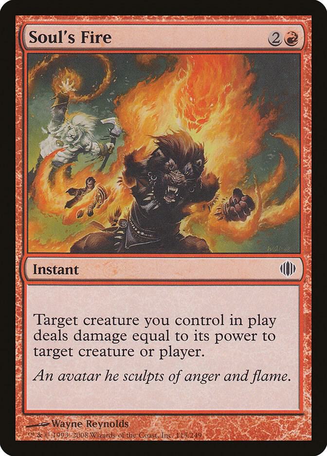 Soul's Fire 115 card from Shards of Alara