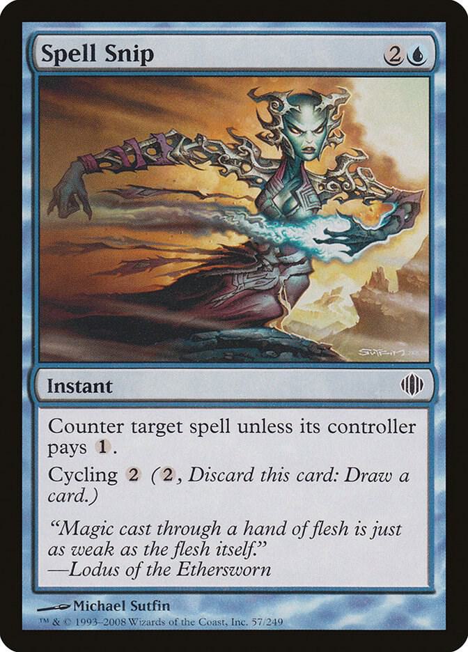 Spell Snip 57 card from Shards of Alara