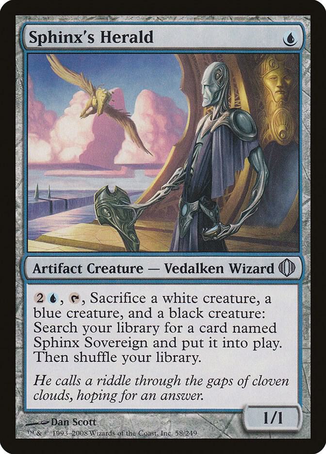 Sphinx's Herald 58 card from Shards of Alara