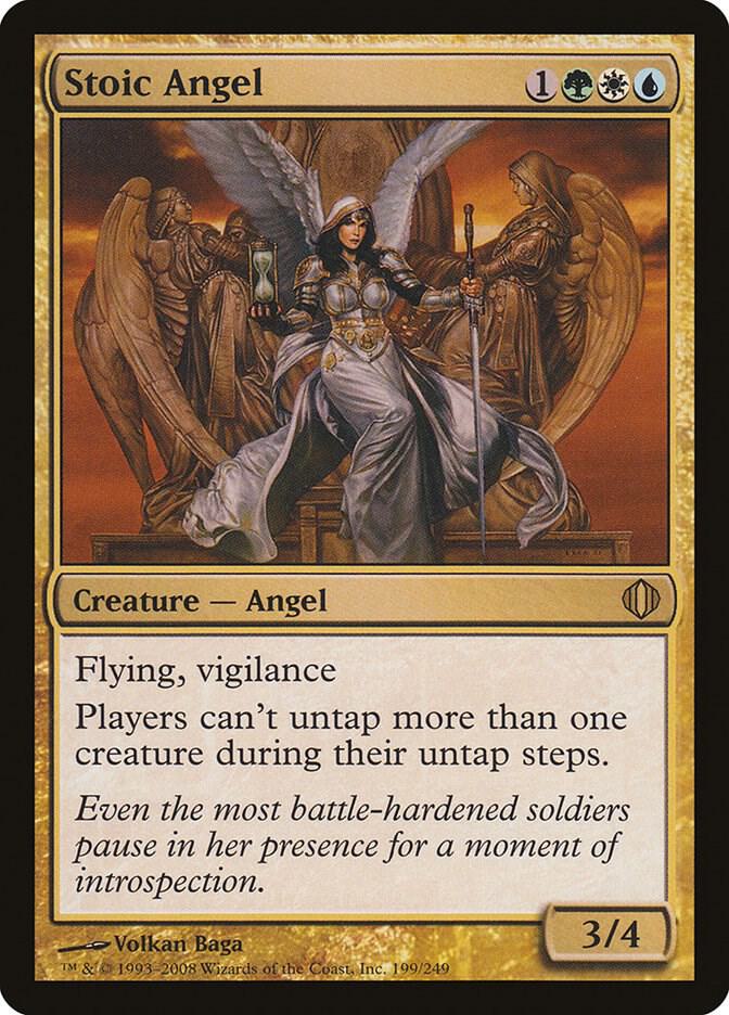 Stoic Angel 199 card from Shards of Alara