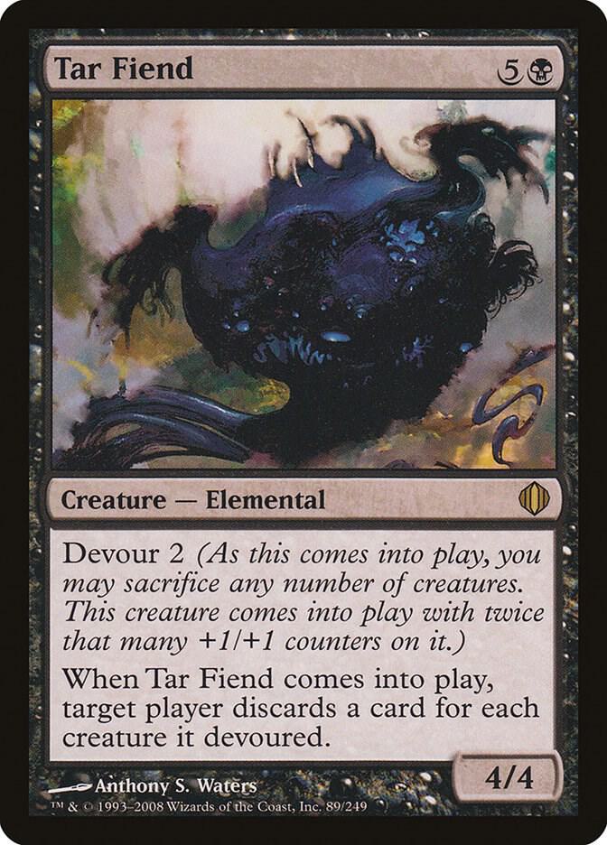 Tar Fiend 89 card from Shards of Alara
