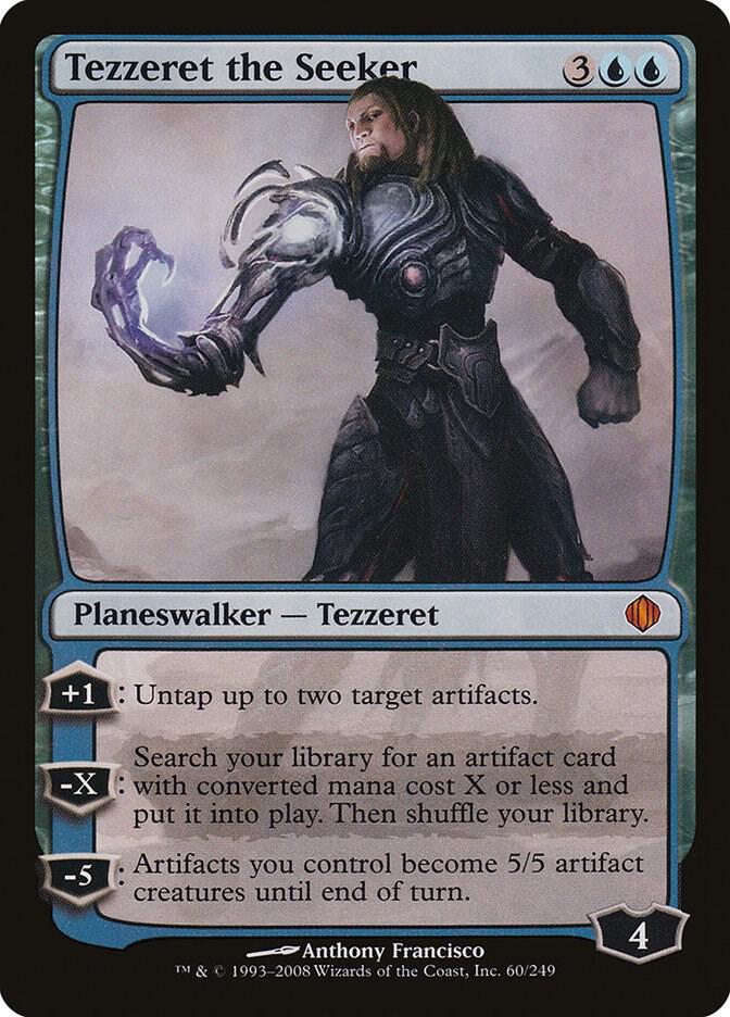 Tezzeret the Seeker 60 card from Shards of Alara