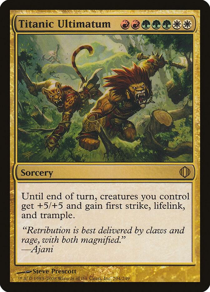 Titanic Ultimatum 204 card from Shards of Alara