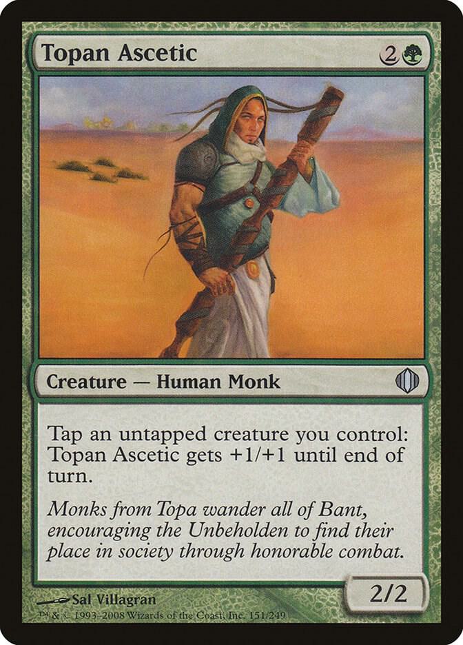 Topan Ascetic 151 card from Shards of Alara