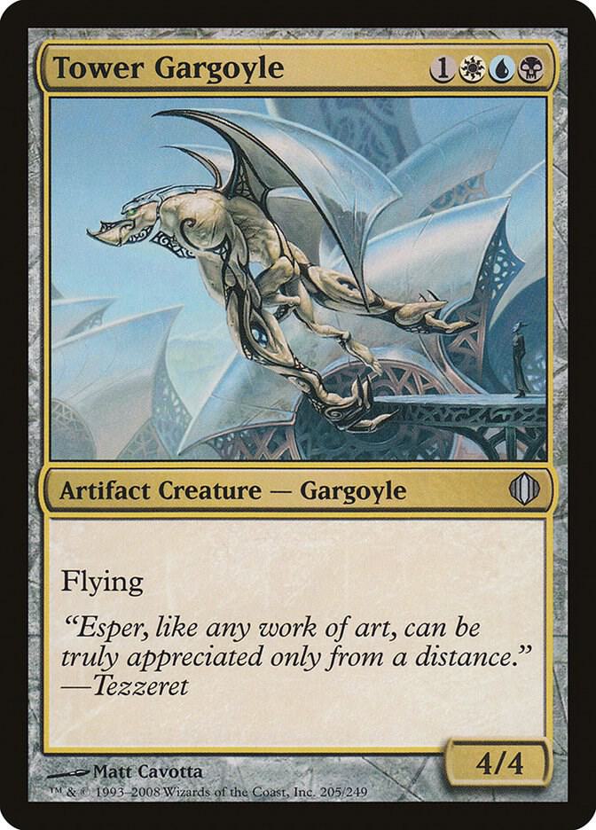 Tower Gargoyle 205 card from Shards of Alara