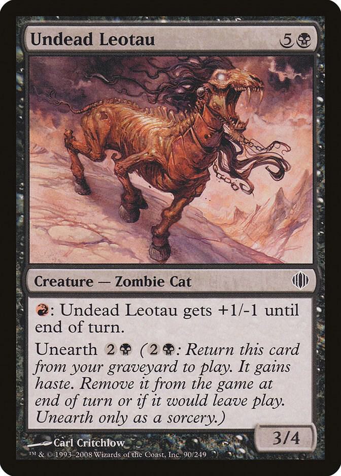 Undead Leotau 90 card from Shards of Alara