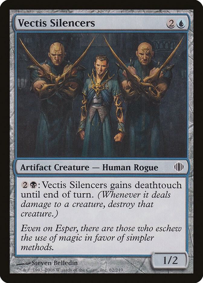 Vectis Silencers 62 card from Shards of Alara
