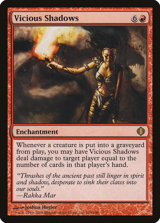 Vicious Shadows 119 card from Shards of Alara