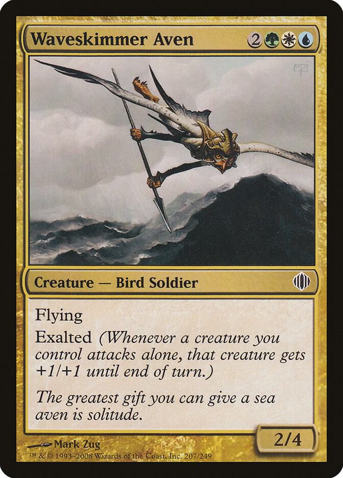 Waveskimmer Aven 207 card from Shards of Alara